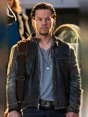 Daddy’s Home Mark Wahlberg Distressed Leather Jacket