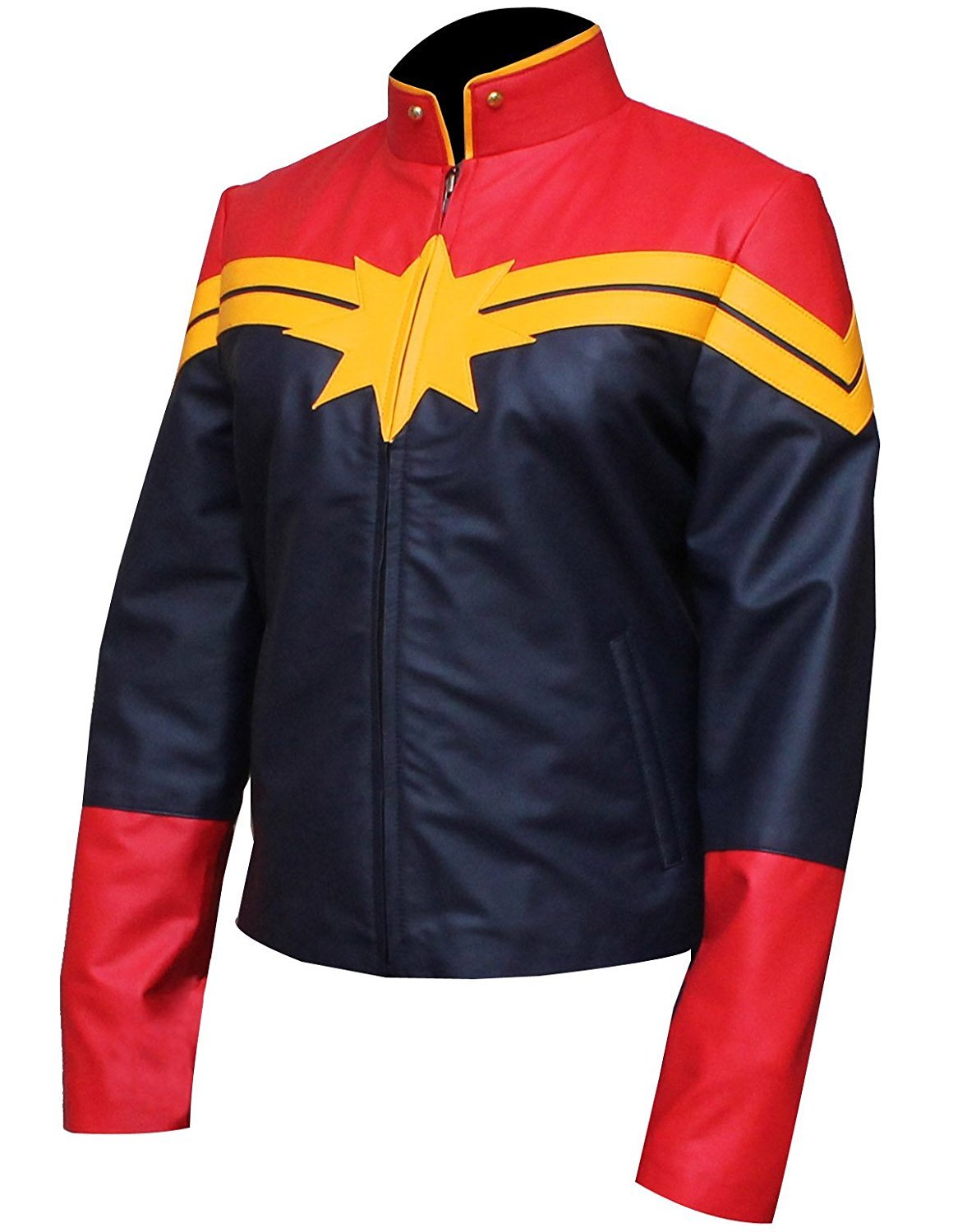 Carol Danvers Captain Marvel Costume Womens Leather Jacket