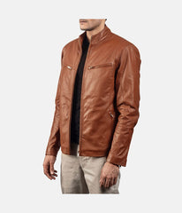 Men-tan-brown-leather-jacket