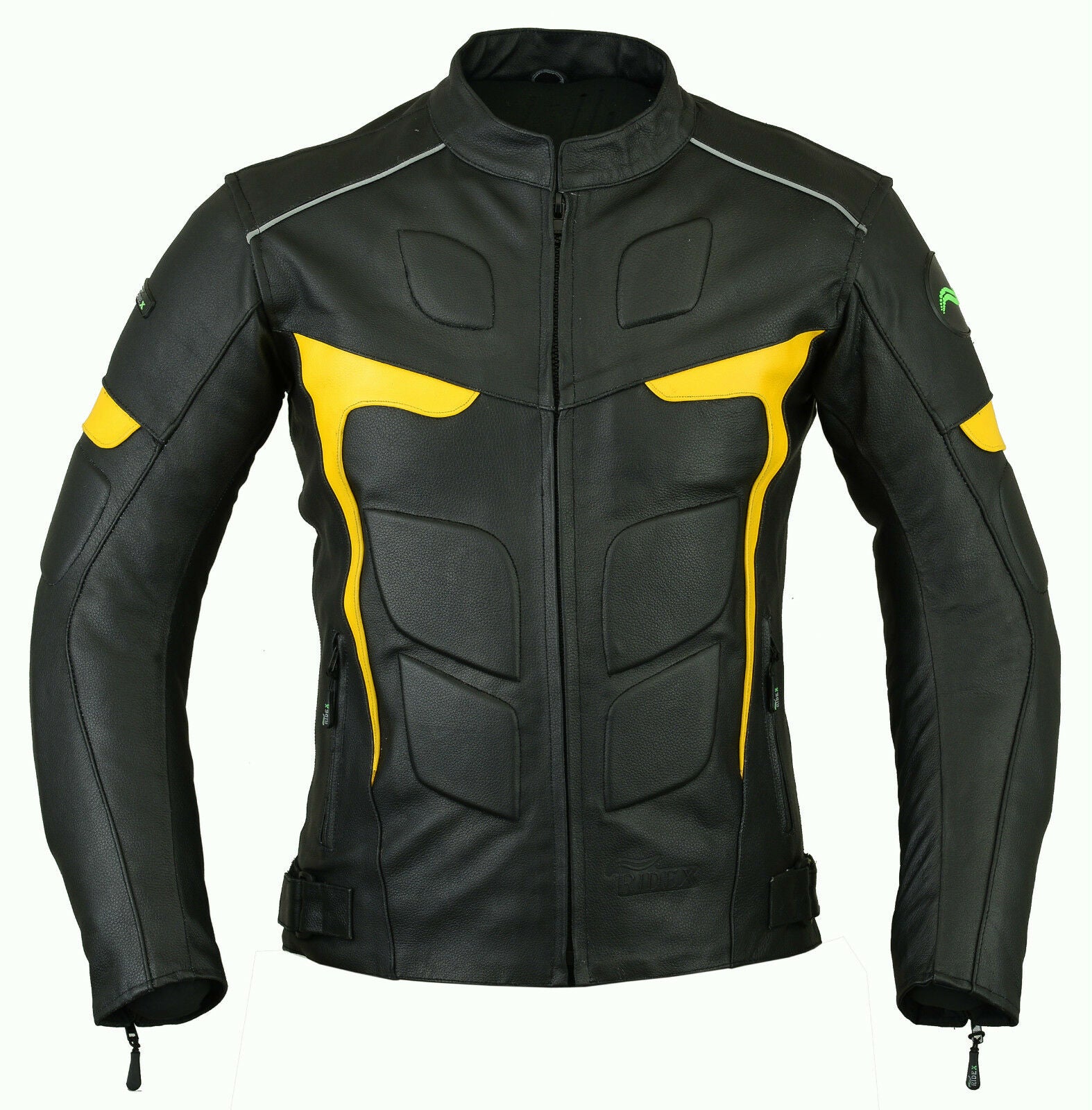 Mens-Biker- Armours-Motorcycle-Leather-Jacket