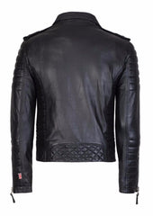 Mens Classic Motorcycle Tan Leather Jacket