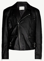 INSTYLE ARTISTIC FRINGED LEATHER JACKET