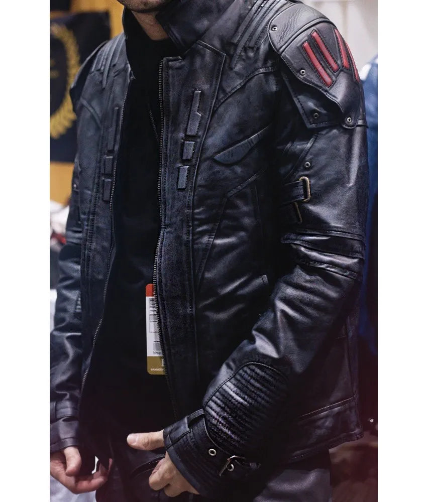 Men's Transformers Autobot Shield Black Armor Jacket