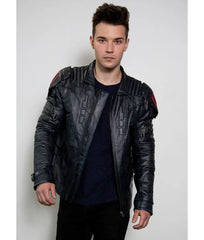 Men's Transformers Autobot Shield Black Armor Jacket