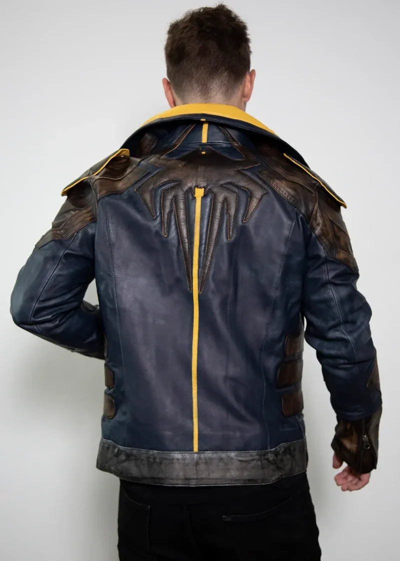Mens Zane Vault Hunter Borderlands Leather Cosplay Jacket