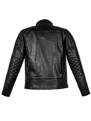 Metal Gear Solid V Big Boss Black Leather Biker Jacket