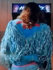 Minecraft Jason Momoa Blue Fringe Jacket