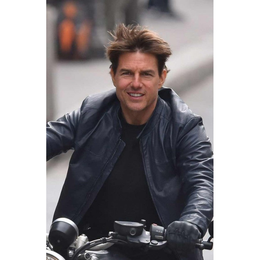 Mission Impossible 6 Ethan Hunt Biker Leather Jacket