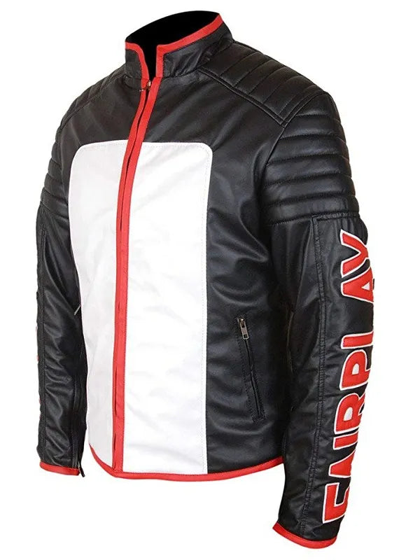 Mr Terrific Fair Play Black Leather Jacket