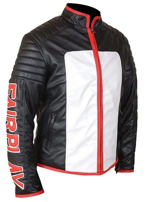 Mr Terrific Fair Play Black Leather Jacket