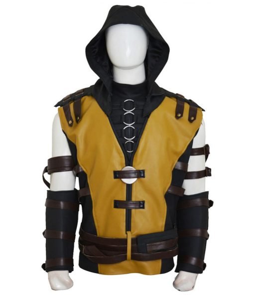 Hanzo Hasashi Hooded Leather Vest