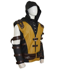 Hanzo Hasashi Hooded Leather Vest