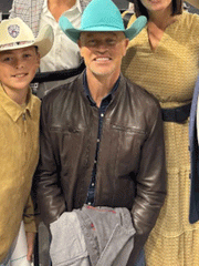 Neal McDonough Brown Leather Jacket The Last Rodeo 2025