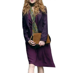 The Undoing Nicole Kidman Purple Blazer Suit Coat