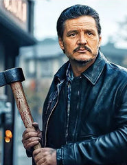 Freaky Tales 2024 Pedro Pascal Black Leather Jacket