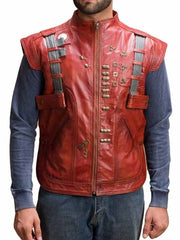 Peter Quill Guardians of the Galaxy Star Lord Leather Vest