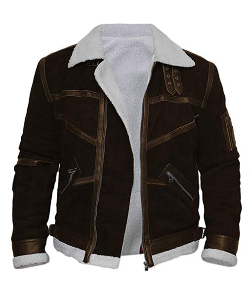 Kanan Fur Shearling Jacket Power 50 Cent Bomber Jacket