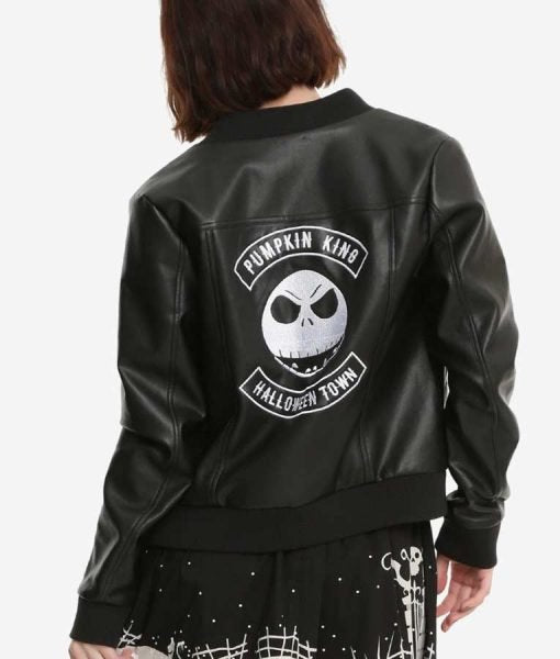 Jack Skellington Leather Jacket