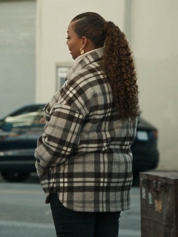 Queen-Latifah-TV-Series-The-Equalizer-S03-Checked-Jacket