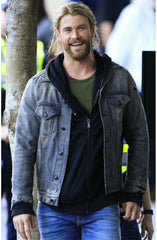 Chris Hemsworth Thor Ragnarok Denim Jeans Jacket