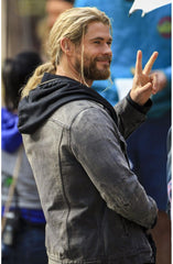 Chris Hemsworth Thor Ragnarok Denim Jeans Jacket