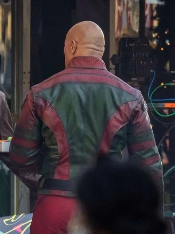 Dwayne Johnson Red One Real Leather Jacket