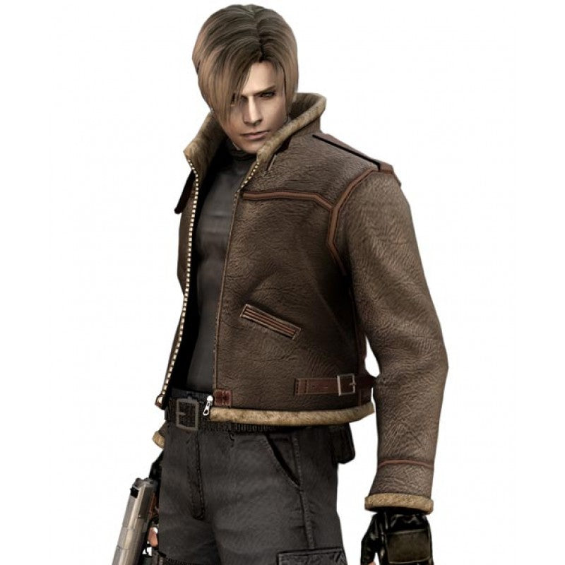 Resident Evil 4 Leon Kennedy Leather Jacket