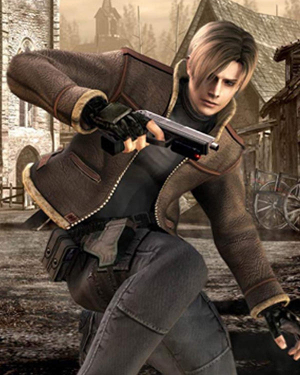 Resident-Evil-4-Leon-Kennedy-Shearling-Jacket