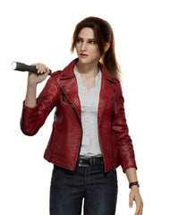 Resident-Evil-Infinite-Darkness-Claire-Redfield-Red-Biker-Jacket