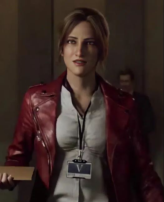 Resident-Evil-Infinite-Darkness-Claire-Redfield-Red-Biker-Jacket