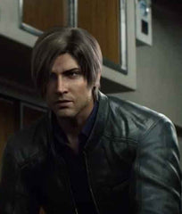 Resident-Evil-Infinite-Darkness-Leon-Kennedy-Black-Leather-Jacket