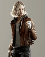 Resident Evil Requiem Grace Ashcroft Brown Leather Jacket
