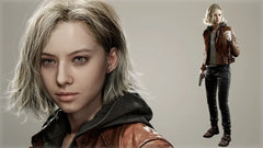 Resident Evil Requiem Grace Ashcroft Brown Leather Jacket