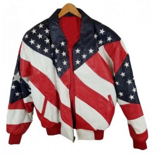 Robert-Matthew-Independence-Day-American-Flag-Leather-Jacket