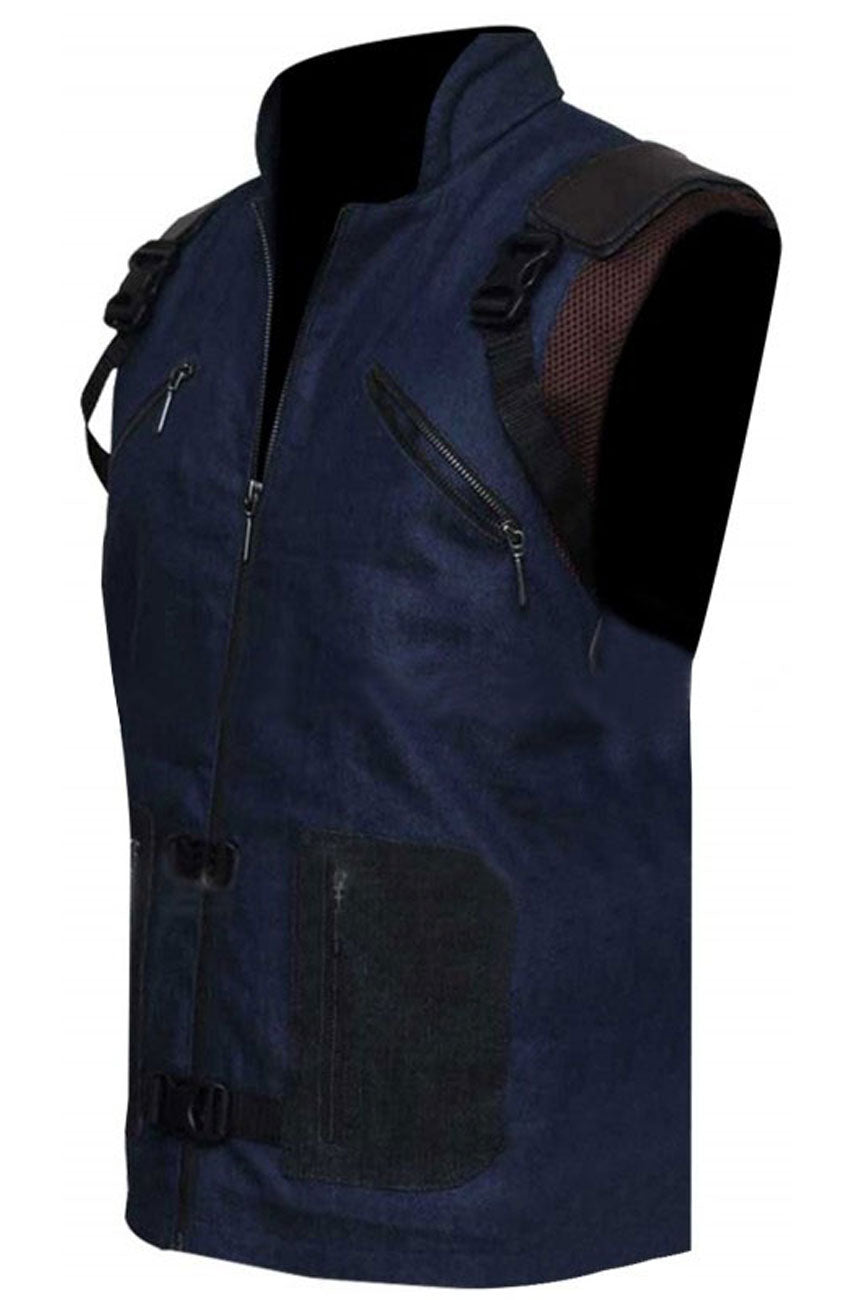 Rocket Raccoon blue Army Vest