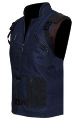 Rocket Raccoon blue Army Vest