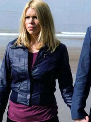 Rose Tyler Doctor Who Purple Leather Jacket