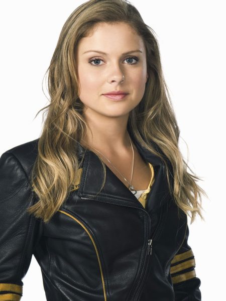Rose McIver Power Rangers RPM Yellow Ranger Black Leather Jacket