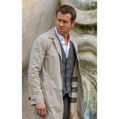 Ryan Reynolds Selfless Young Damian Gray Cotton Trench Coat
