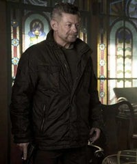 Andy Serkis SAS Red Notice Black Jacket