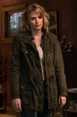 Samantha Smith Supernatural S12 Mary Winchester Green Cotton Jacket
