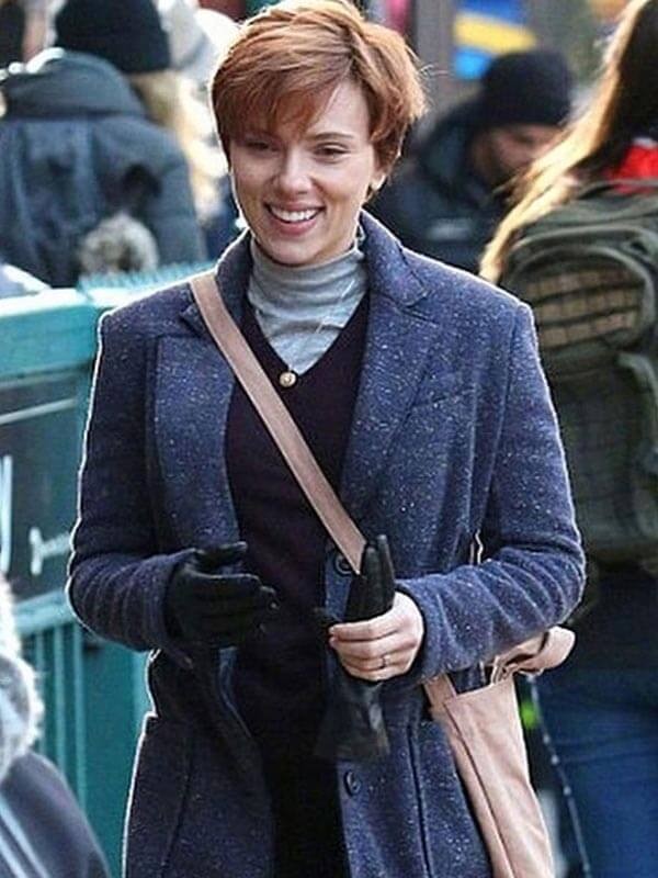 Marriage Story Scarlett Johansson Wool Trench Coat