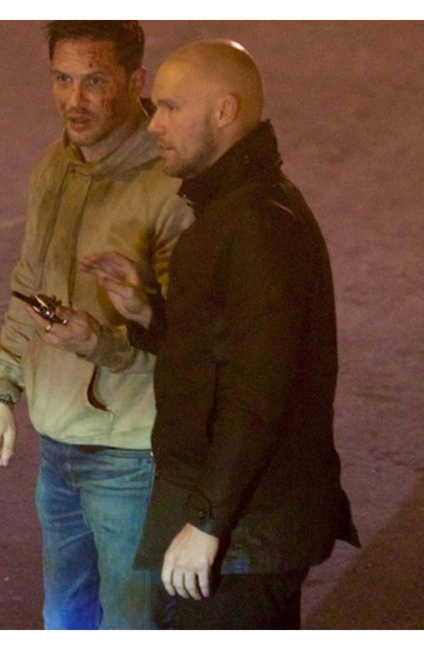 Scott Haze Venom Long Black Cotton Jacket