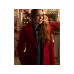 Sierra Belmont Falling for Christmas Red Coat