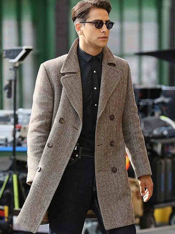 Luke Pasqualino Wool Trench Coat