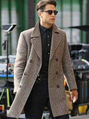 Luke Pasqualino Wool Trench Coat