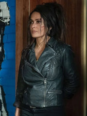 The Hitman’s Wife’s Bodyguard Sonia Kincaid Black Leather Jacket