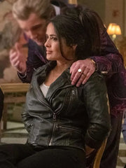 The Hitman’s Wife’s Bodyguard Sonia Kincaid Black Leather Jacket