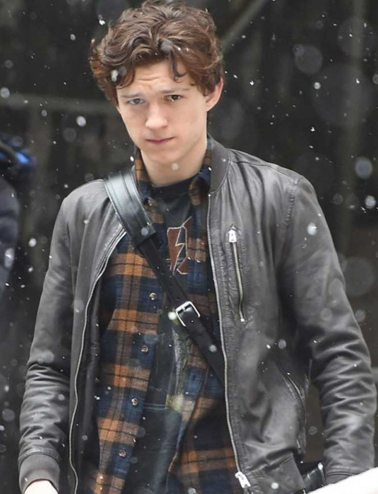 Spider-Man-Real-Leathe-Jacket-Tom-Holland-Bomber-Leather-Jacket