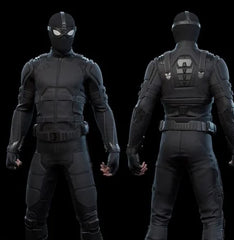 Spider-Man Jayson Fitch Padded Black Leather Jacket